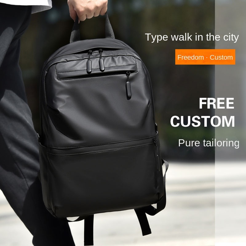 Waterproof Oxford fabric men's double backpack, men's business backpack ...