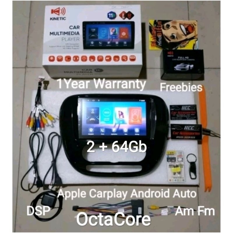 Kia Soul APPLE CARPLAY ANDROID AUTO Head Unit Stereo Tv