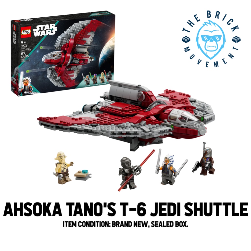 LEGO® STAR WARS 75362 Ahsoka Tano's T6 Jedi Shuttle Set Shopee
