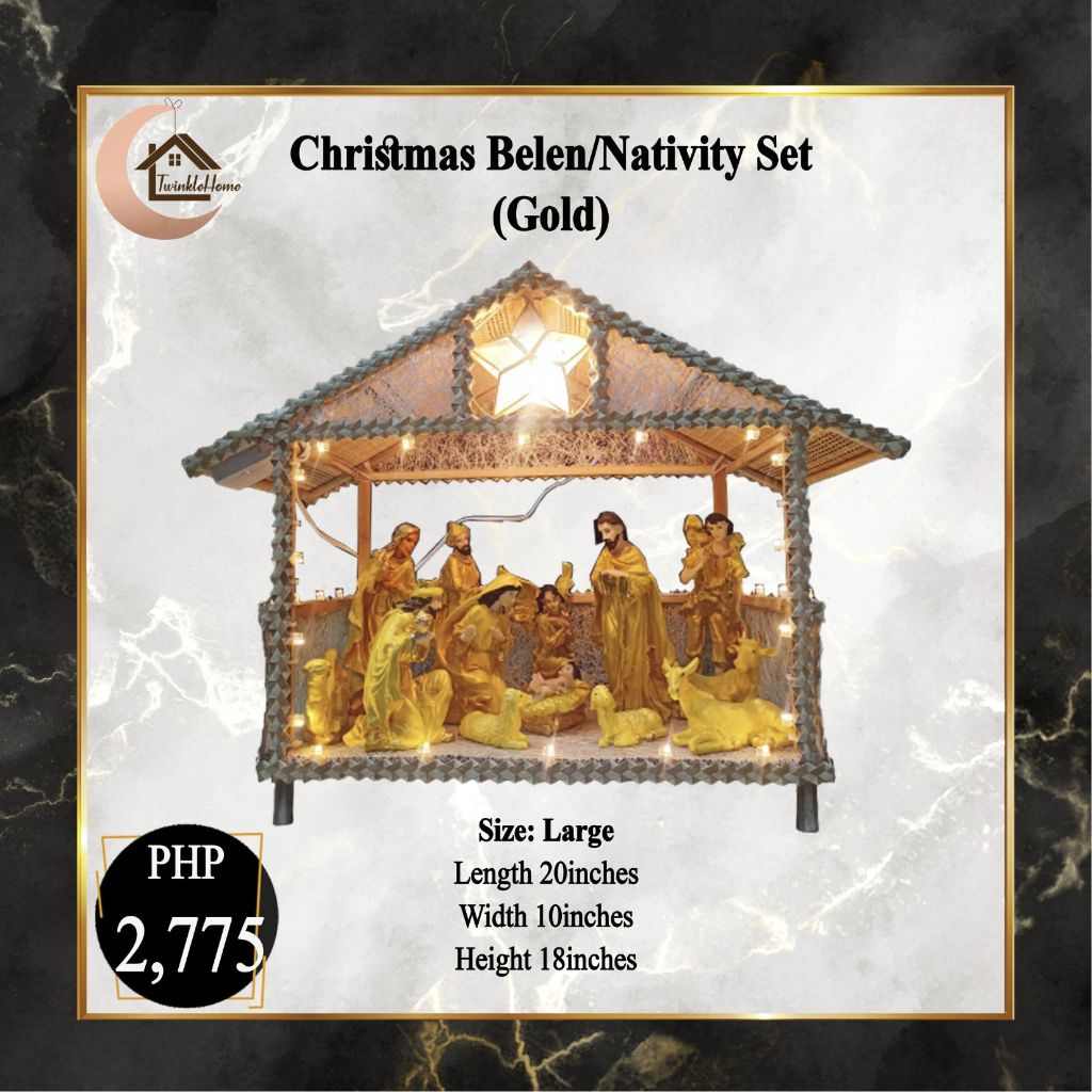 Twinklehome Christmas Belen/Nativity Belen Handcrafted/Nativity Set ...