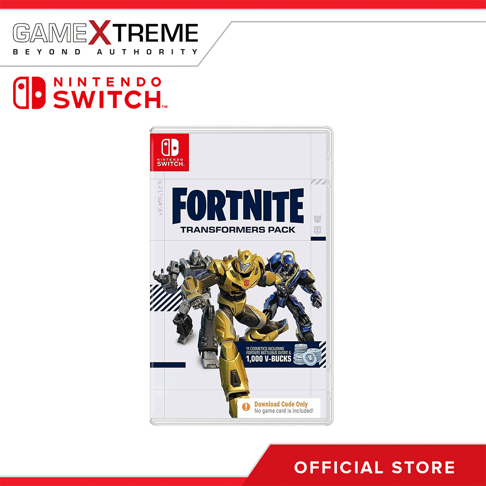 Nintendo Switch Fortnite Transformers Pack Code a In Box R2