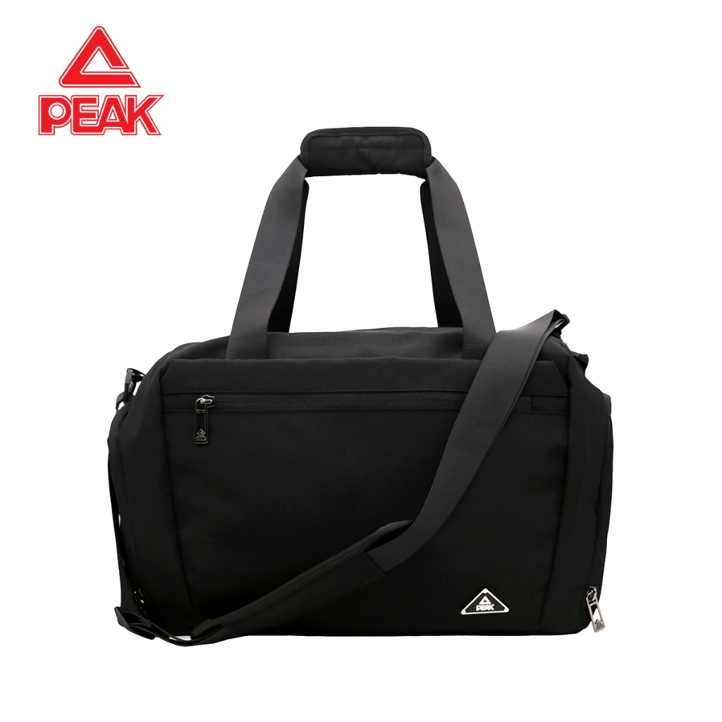 PEAK Elite Black Edition Weatherproof Travel Duffle Gym Bag with Shoe