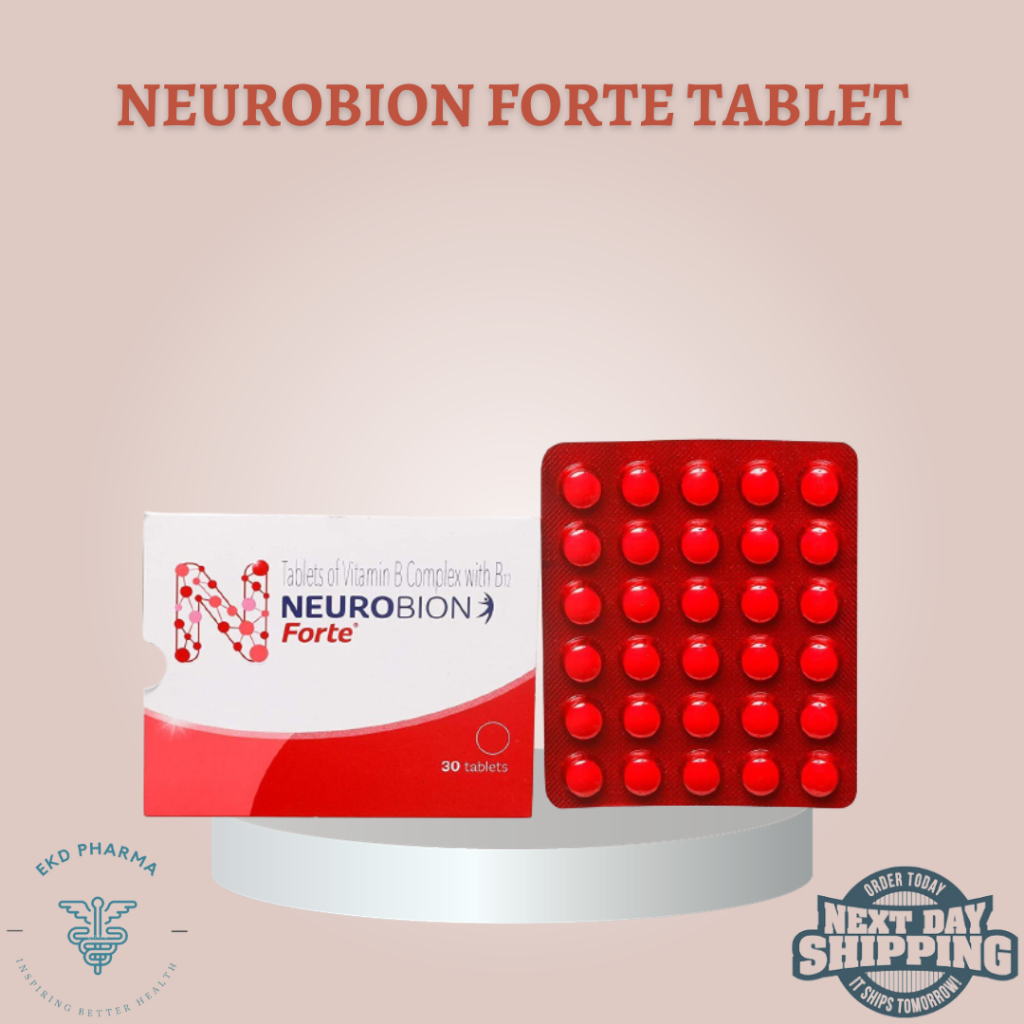 Neurobion Forte Vitamin B Complex (B1+B6+B12) Tablet L 100 Tabs L ...