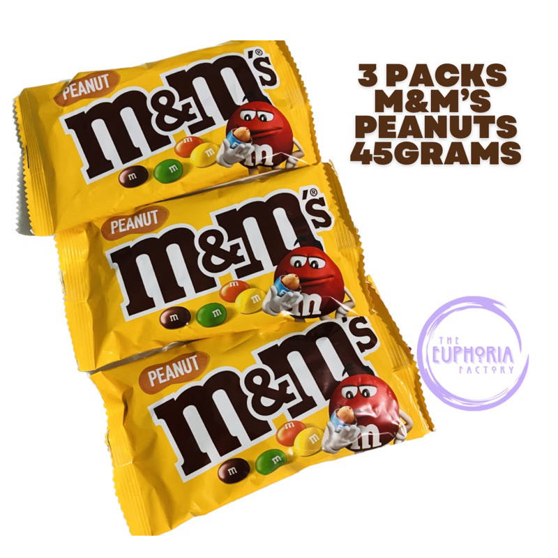 M&M 's FUN SIZE Chocolate/Peanut 13.5g X 13pkts