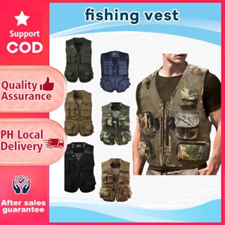 Multi Pocket Outdoor Photography Hunting Fishing Vest Jacket For