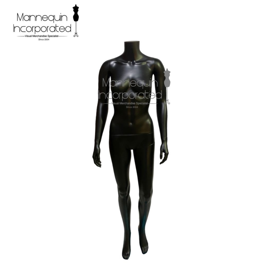 FEMALE MANNEQUINS Female Sportie Matte Black FHS45 HEADLESS Shopee