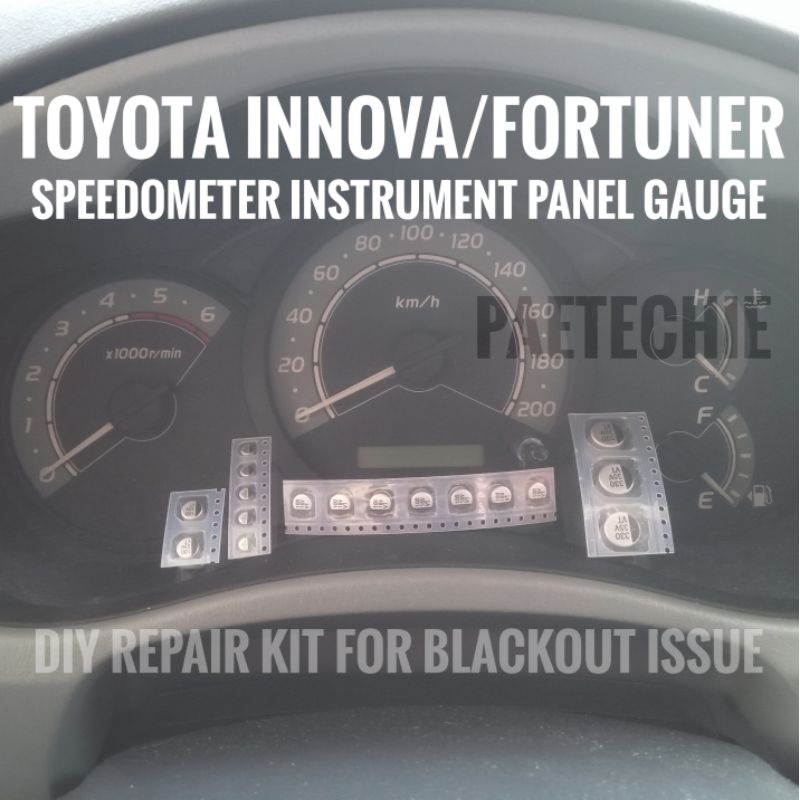Toyota Innova Fortuner Hilux Speedometer Instrument Cluster Panel Gauge