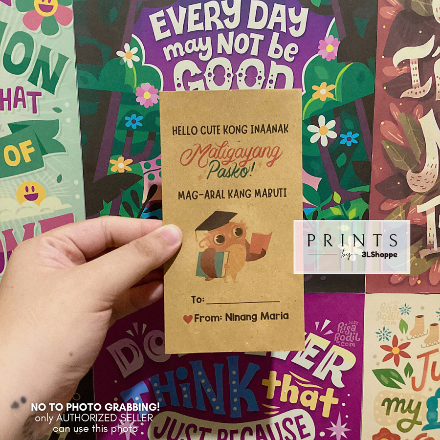 Personalized Christmas Angpao10pcs Ampaw Money Envelope Tagalog Funny