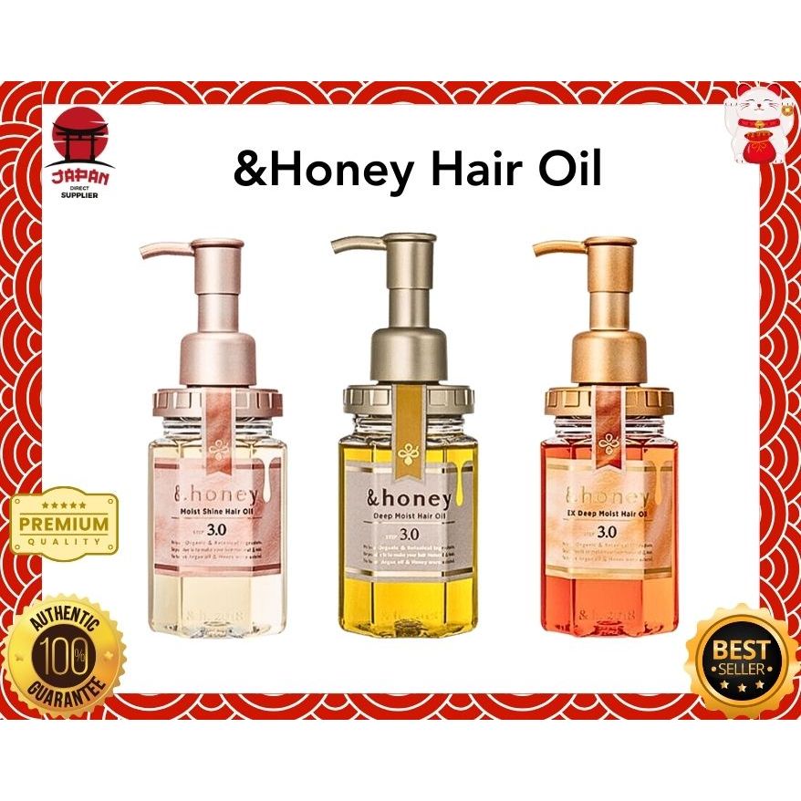 &Honey Deep Moist Hair Oil 100ml (Direct from Japan) Shopee Philippines