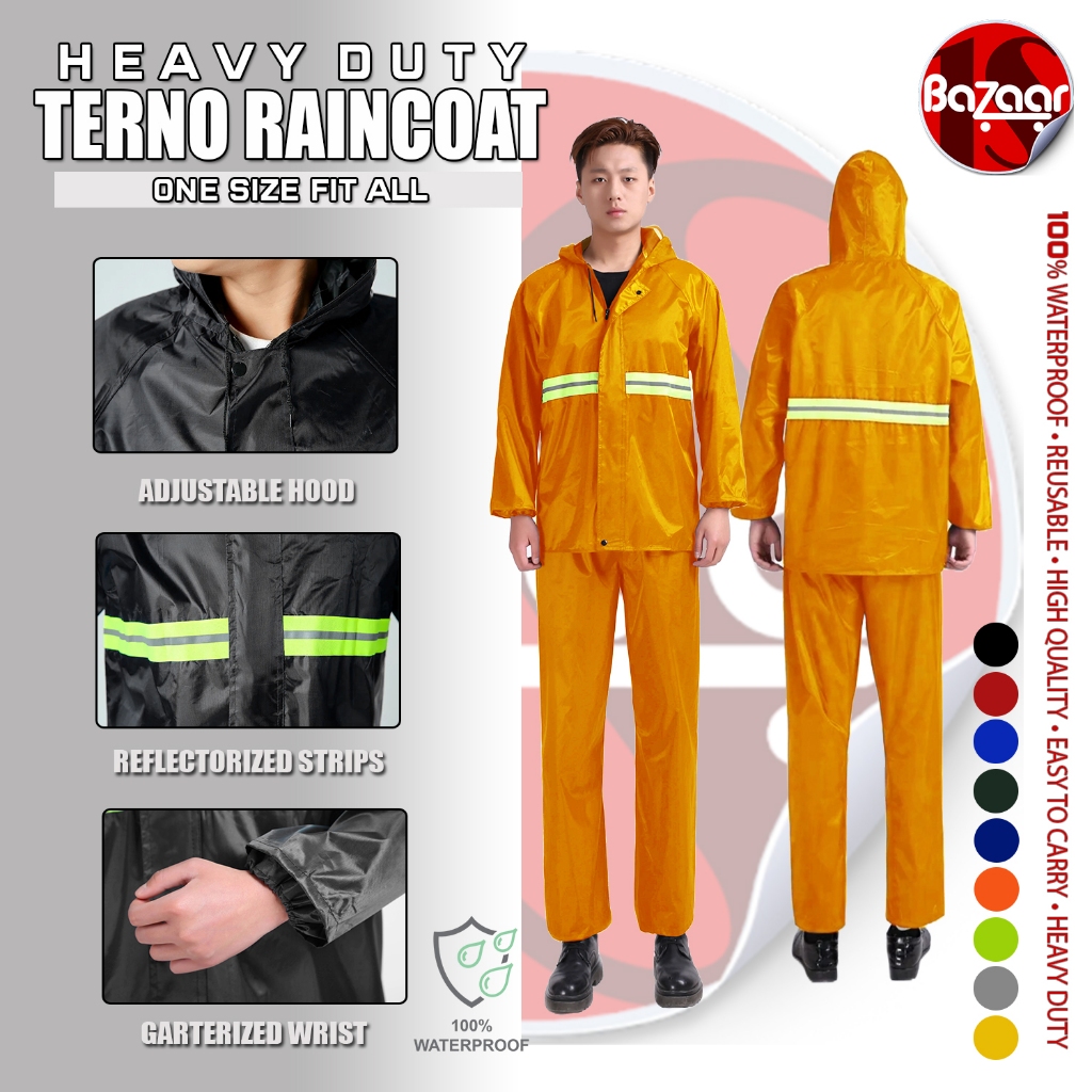 Men's heavy duty raincoat hotsell