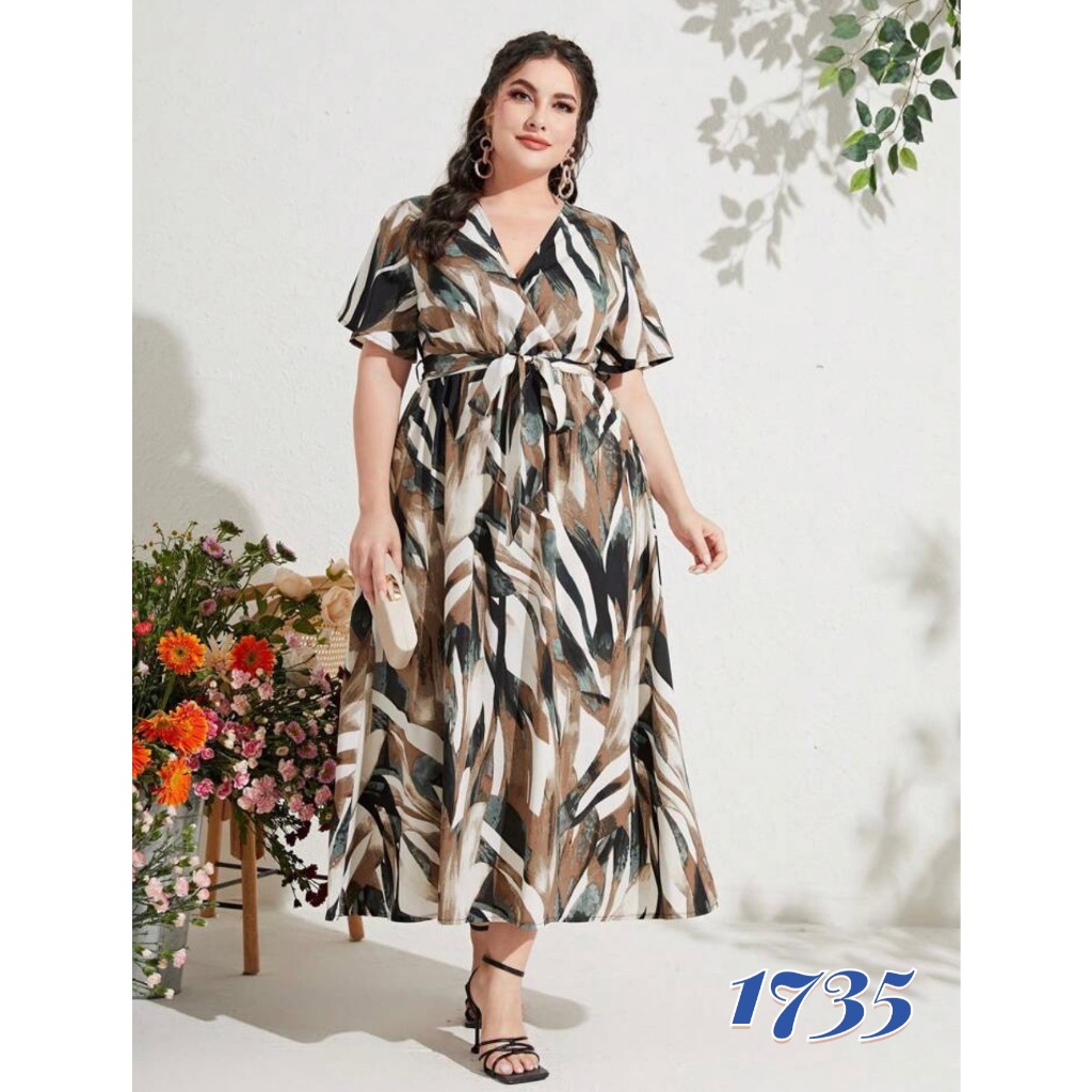Floral maxi dress shopee shop