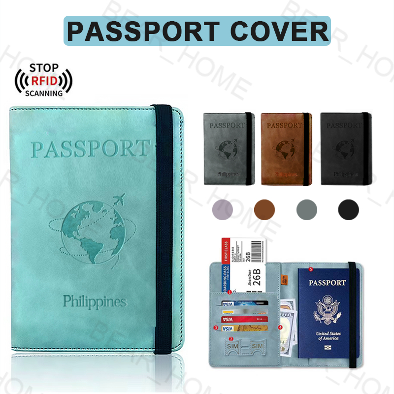 AntiRFID Passport Cover Holder Document Organizer Travel Passport