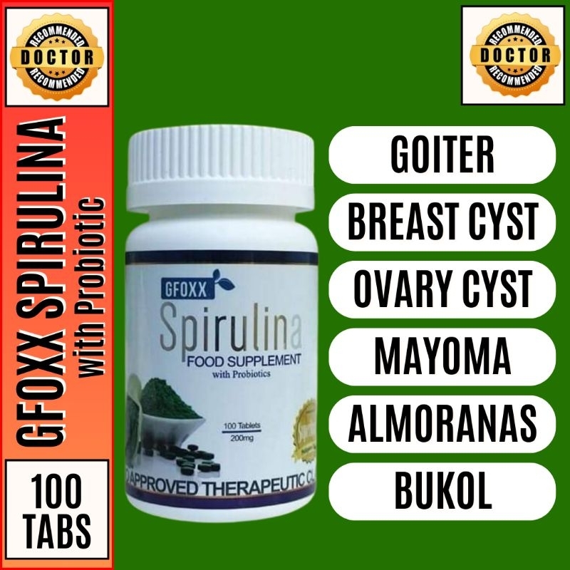 Gfoxx Spirulina with Probiotics Shopee Philippines