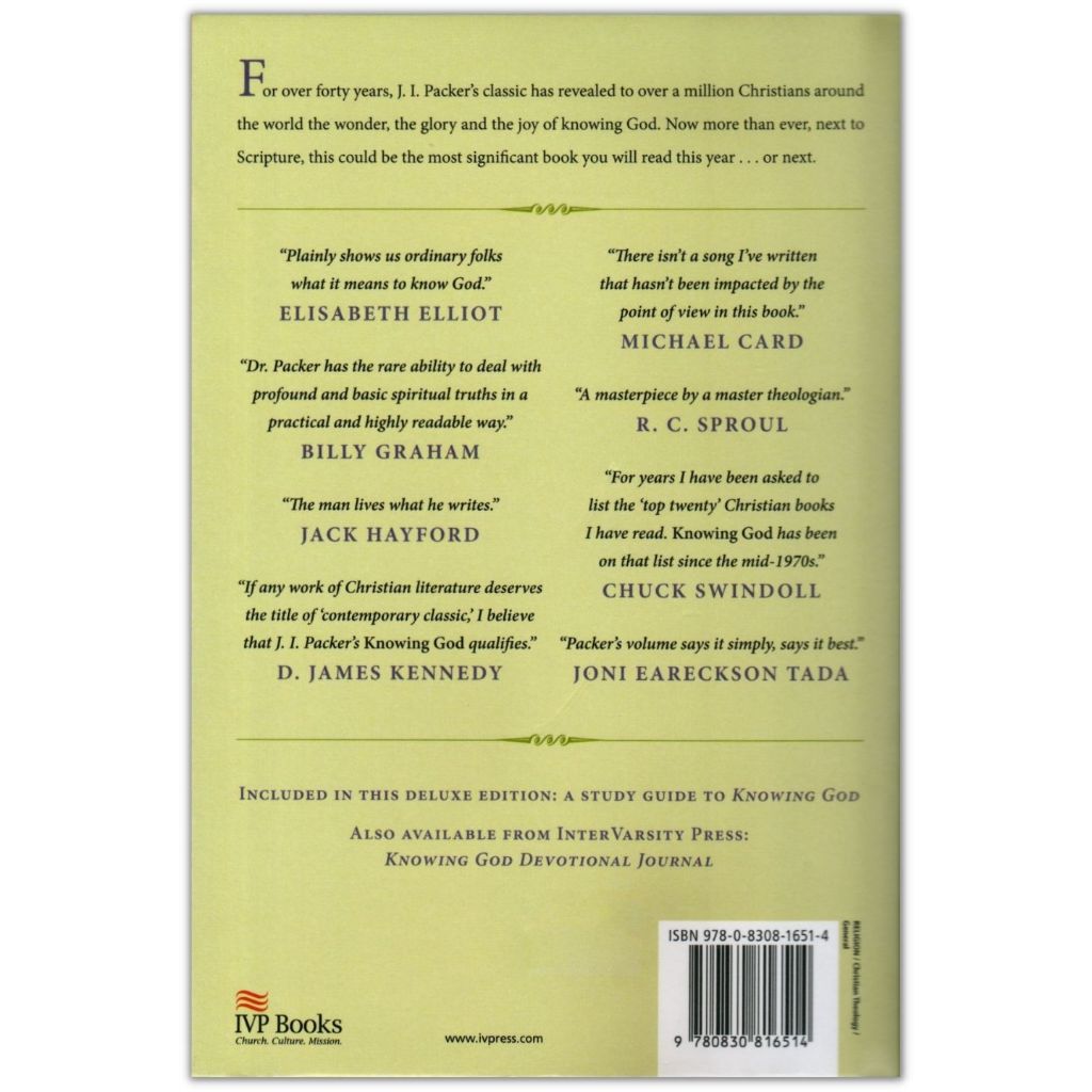 Knowing God - J. I. Packer (Hardcover) | Shopee Philippines