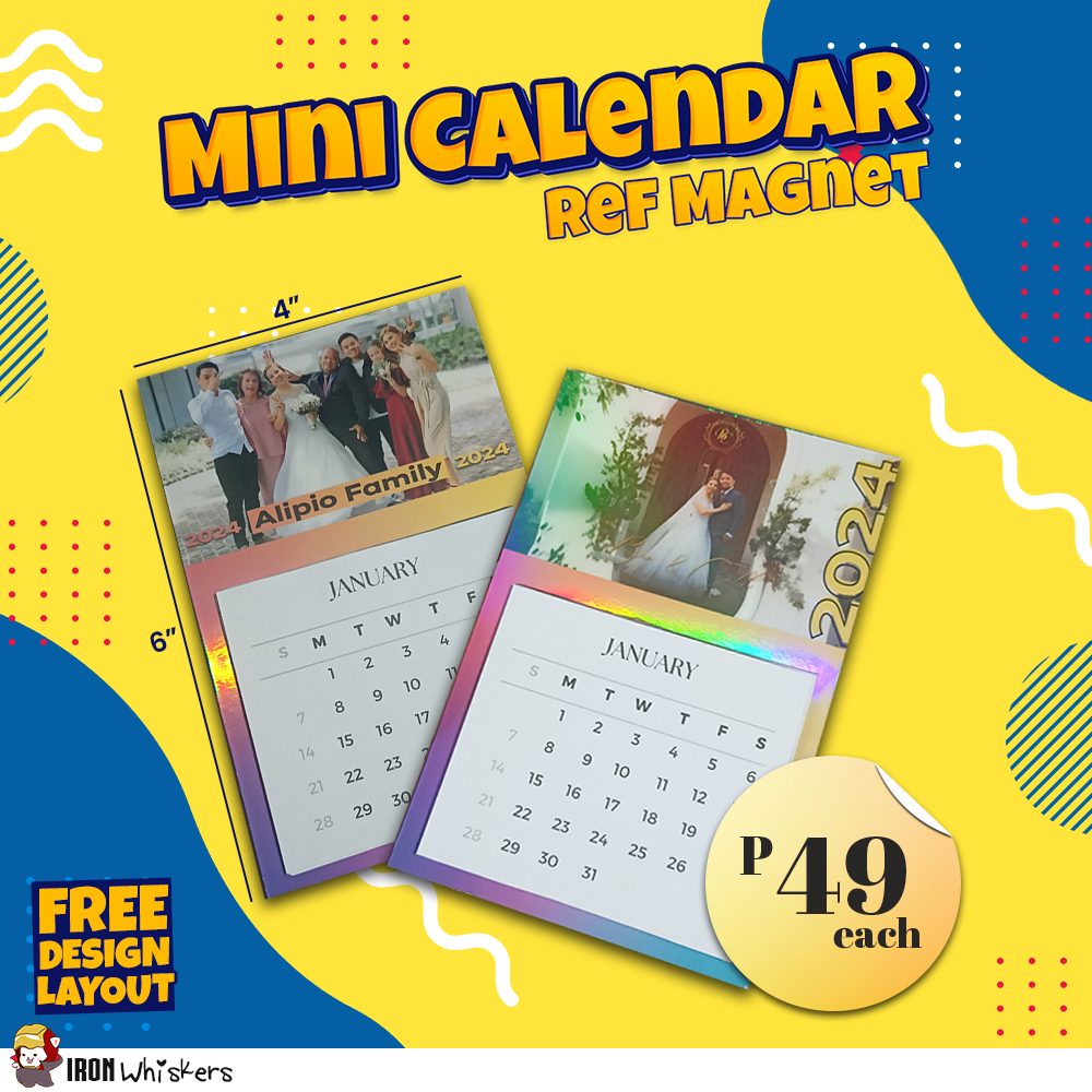 Personalized Mini Calendar Ref Magnet Shopee Philippines