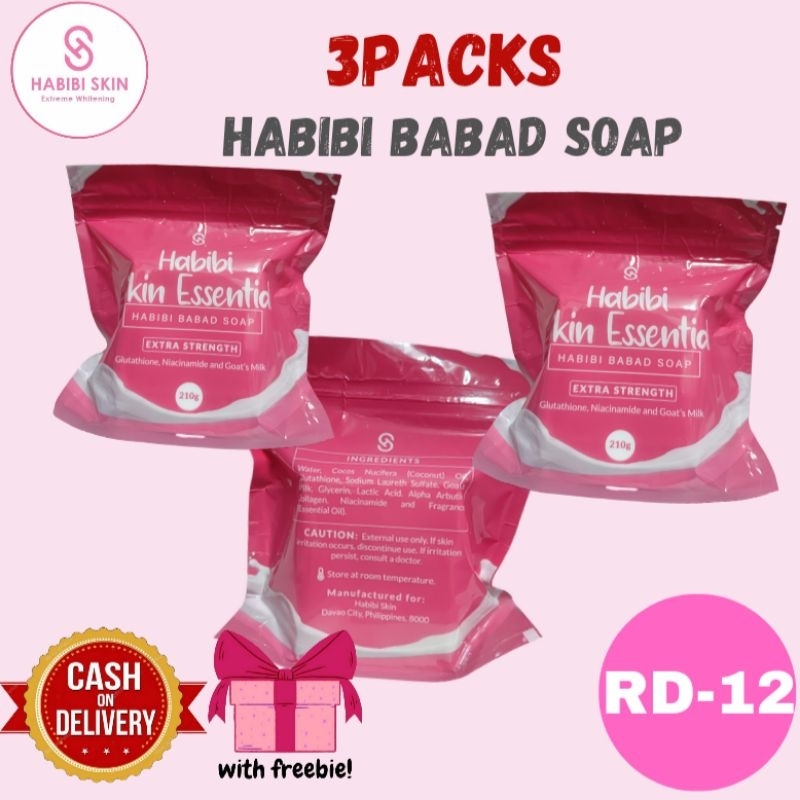 3PACKS HABIBI SKIN BABAD SOAP BY MS CRISSA LIAGING (100% ORIGINAL ...