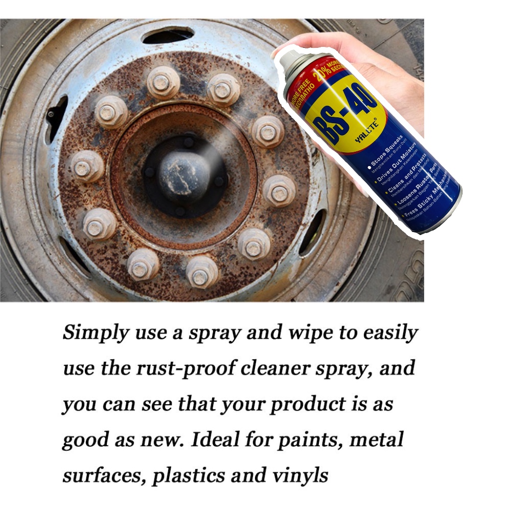 BS40/SD40 Multi-Use Oil Rust Remover Penetrating OIL Multi-Use 20% ...