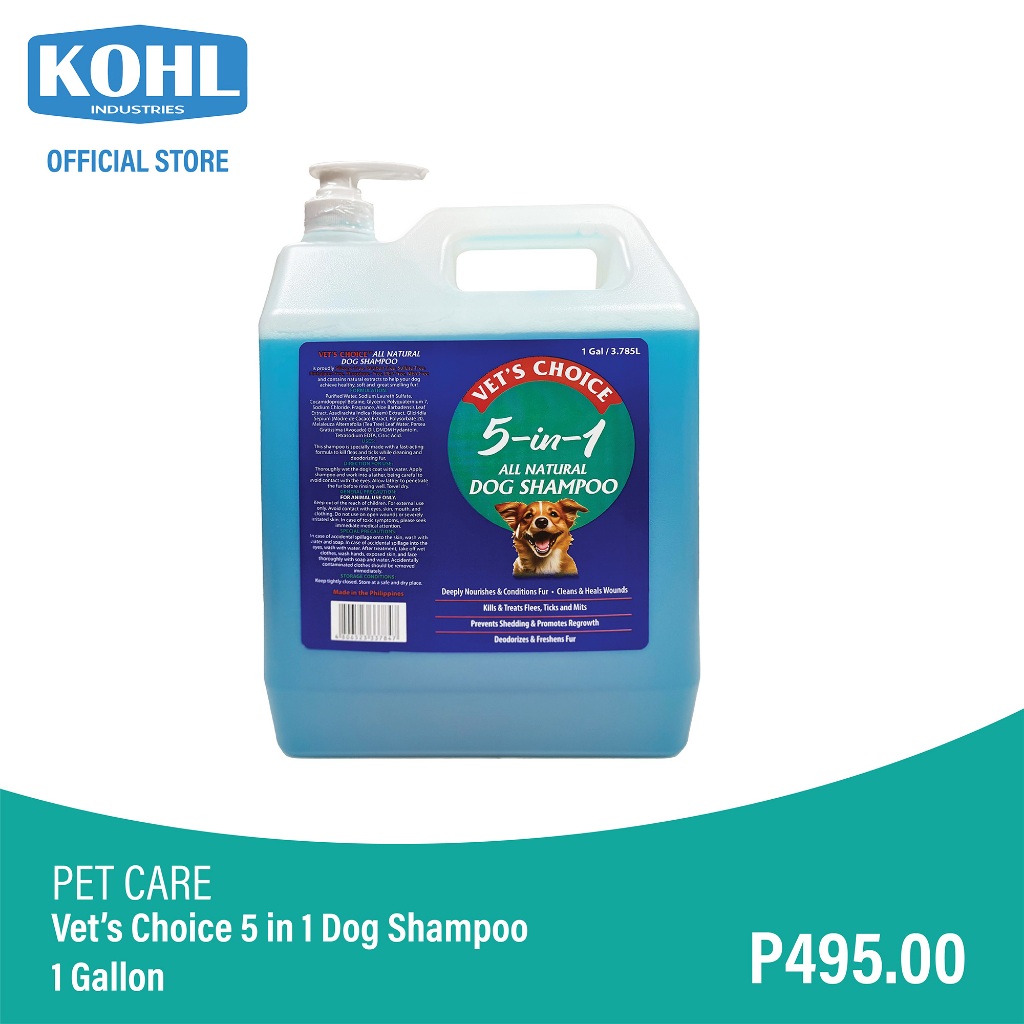 Vet"s Choice 5in1 Dog Shampoo Shopee Philippines