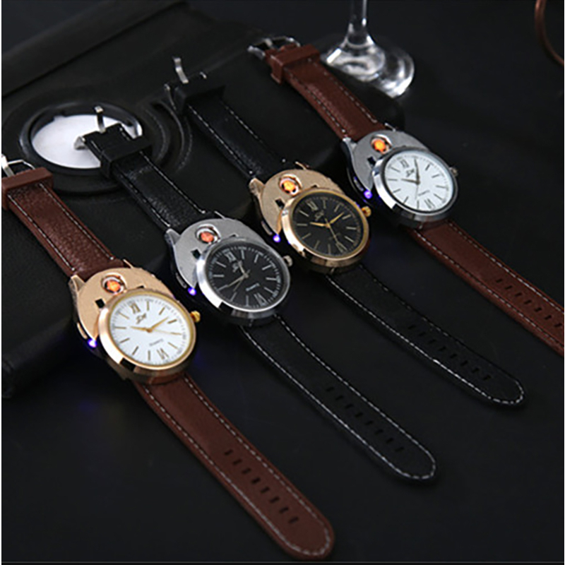 MEN WATCHES WITH ELECTRIC LIGHTER | Shopee Philippines
