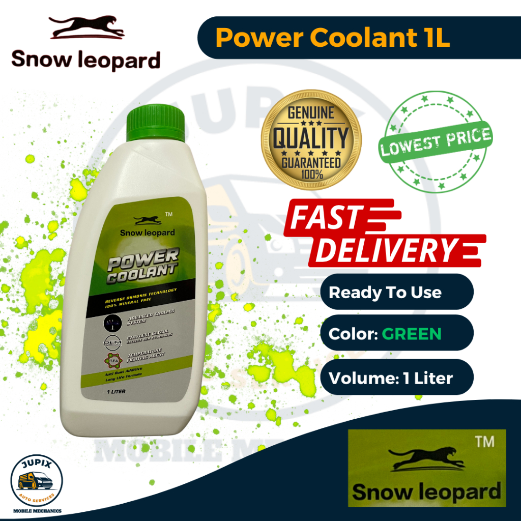 Snow Leopard Power Coolant 1 Liter (Green) | Shopee Philippines