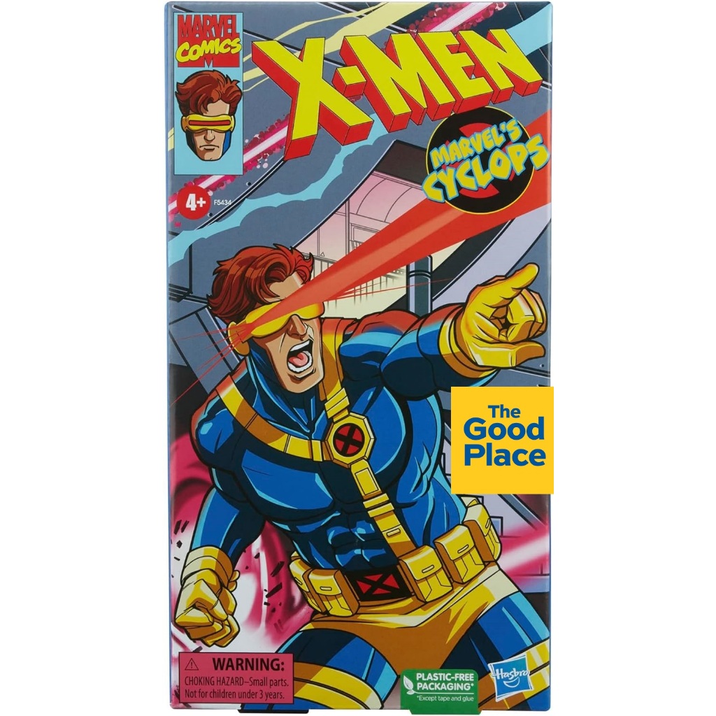 HASBRO Marvel Legends Animated VHS Style Cyclops Figure With ...