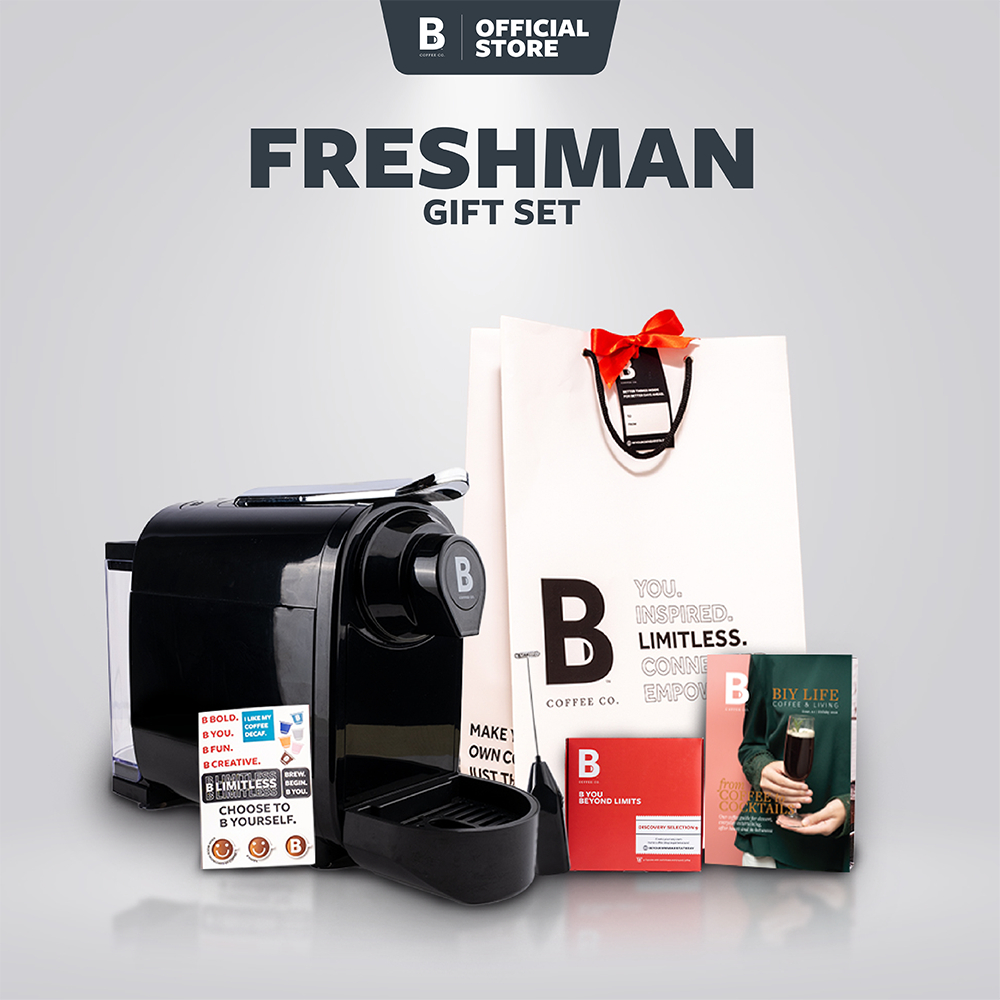 B Coffee Co. Freshman Gift Set - Freshman Machine, With 9 Coffee Pods ...