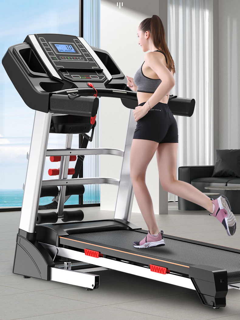 BOBI Household Light Treadmill 3HP Folding Treadmill Adjustable Slope ...