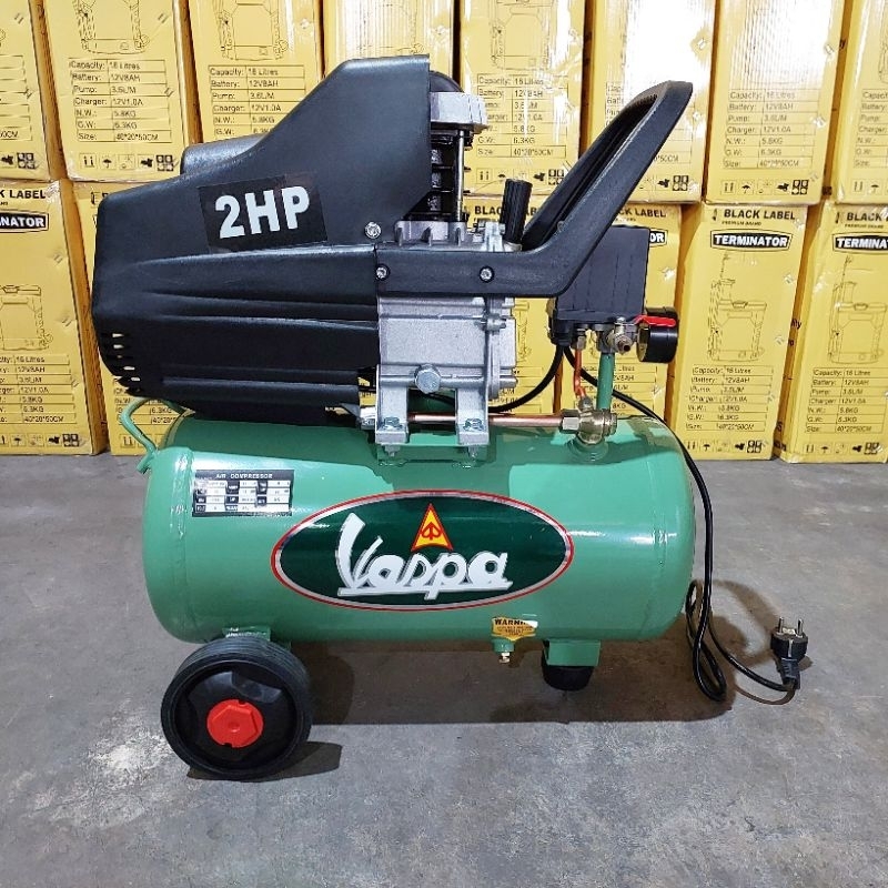 VESPA Air compressor 2HP 25L Oil Type Shopee Philippines