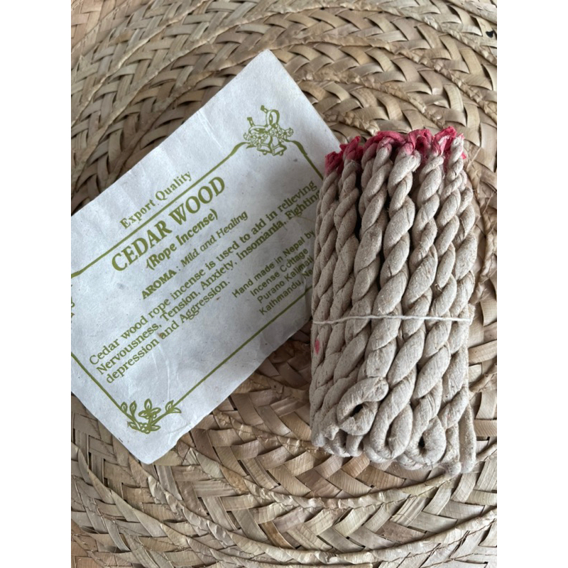 Cedar Rope Incense (4050 ropes/pack) Shopee Philippines