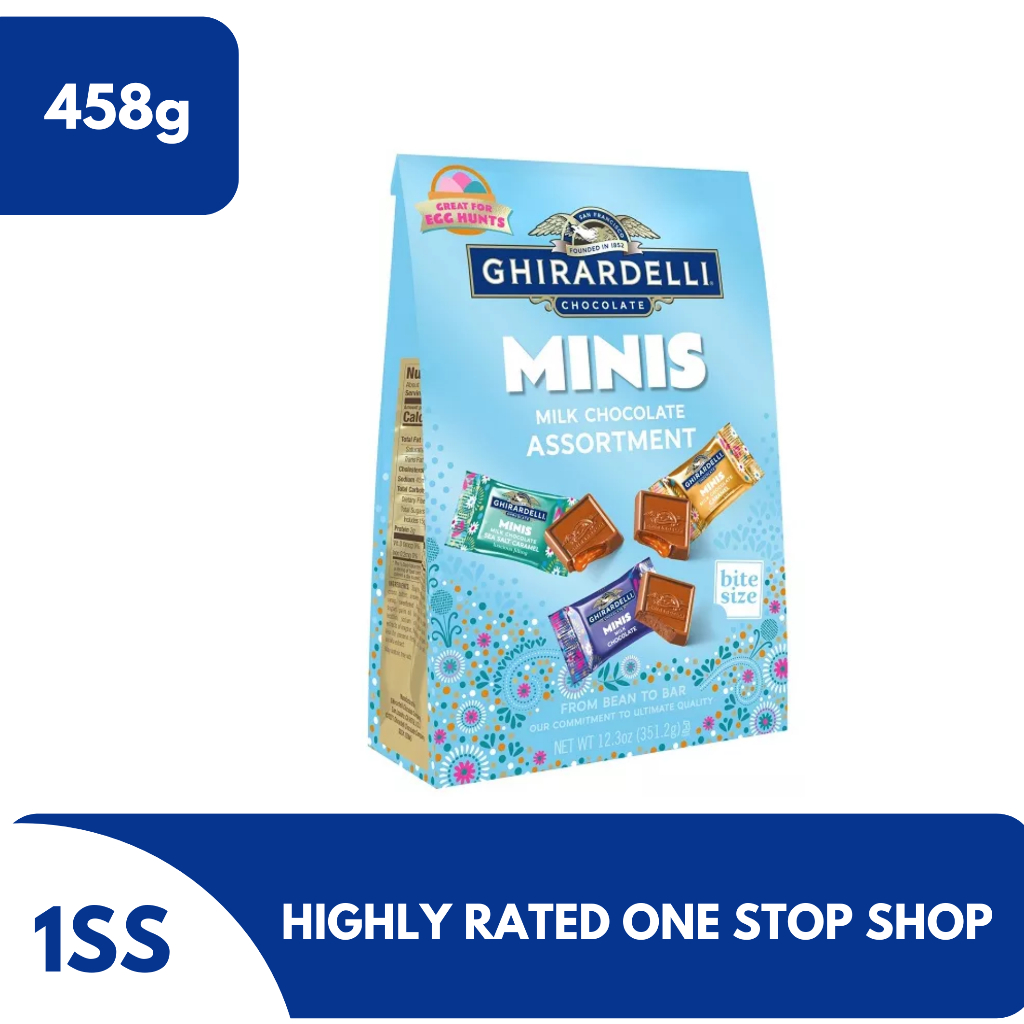 Ghirardelli Minis Milk Chocolate Assortment, 458g (Exp Feb 29, 2024) Shopee Philippines