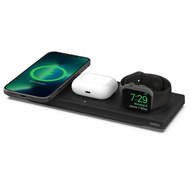 3 in 1 Wireless Charging Pad - MagSafe Charging 15W | Shopee Philippines