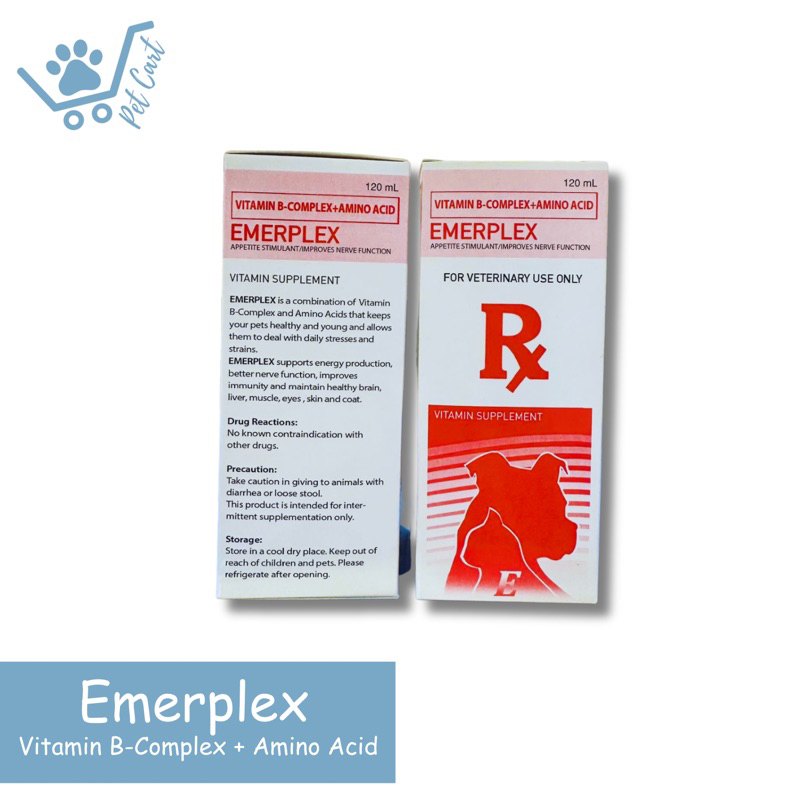 Emerplex 120ml (Vitamin + Amino acid) Shopee Philippines