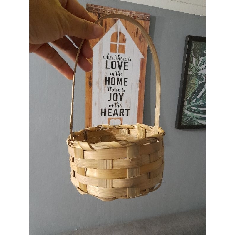 Bamboo Basket Flower basket Shopee Philippines