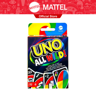 Mattel UNO FLEX & UNO ALL WILD Card Game Combo