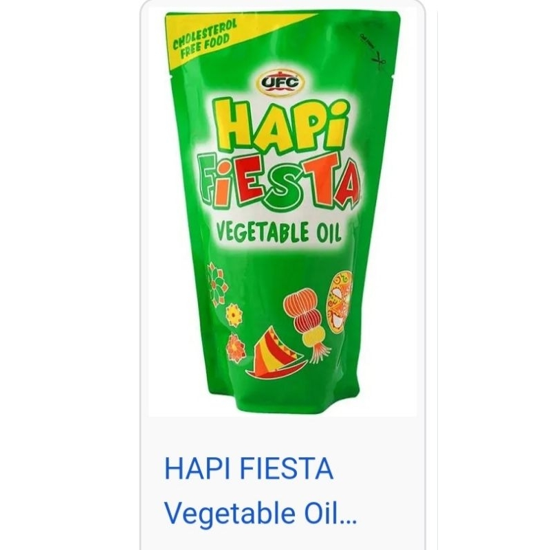 Hapi Fiesta Vegetable oil 1 liter Shopee Philippines