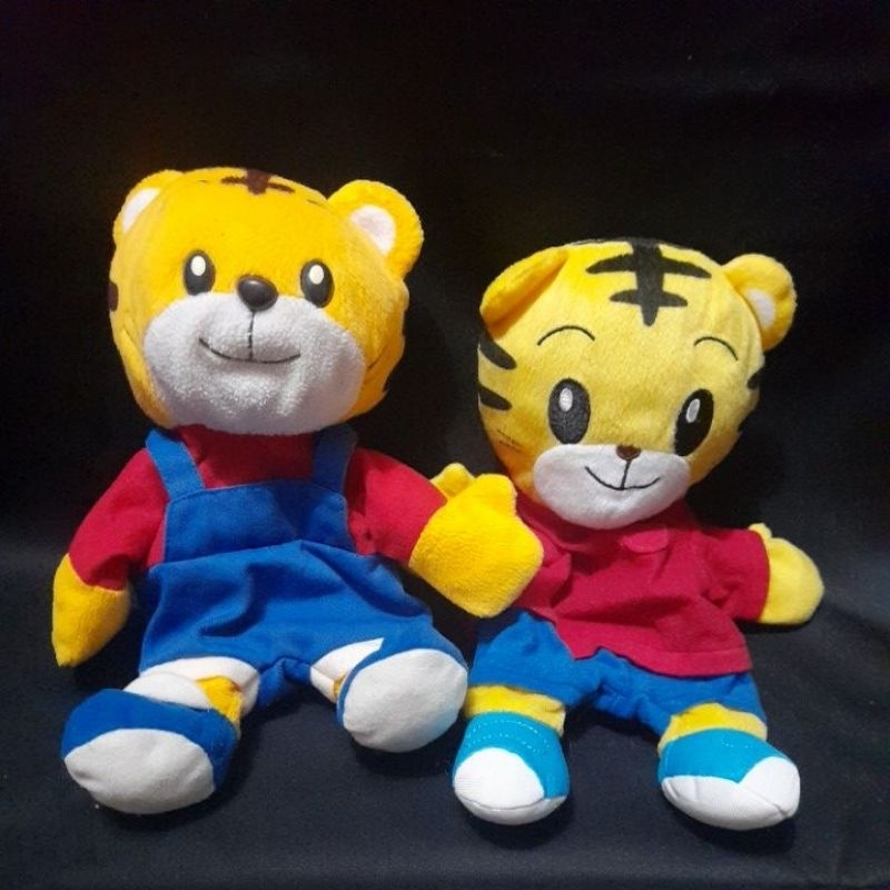 tiger hand puppet shima shima tora no shimajiro plush | Shopee Philippines