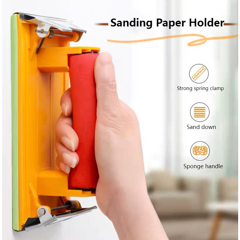 Handheld Sandpaper Sheet Frame Holder Sandpaper Holder | Shopee Philippines