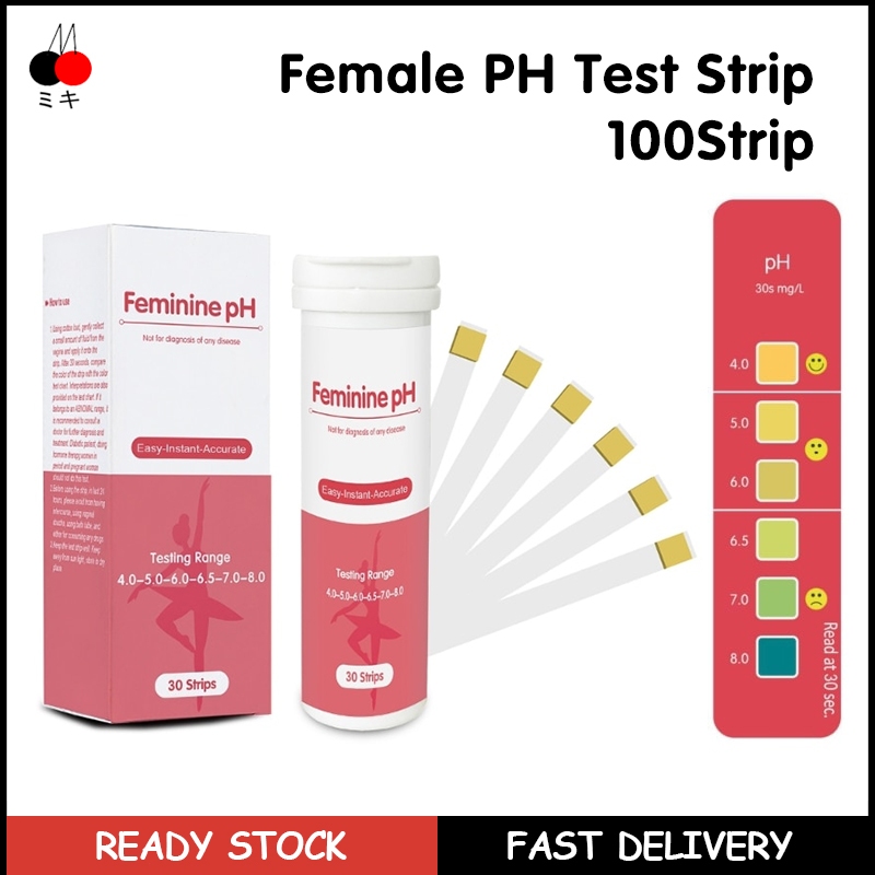 100Pcs Disposable Female Vaginal Health PH Test Female Alkalinity Test