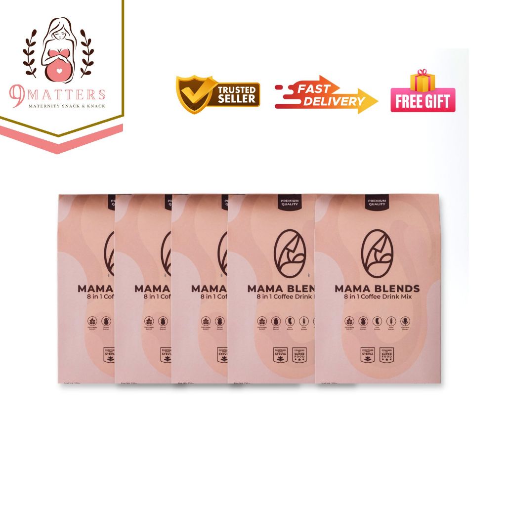 Mama Blends Lactation Coffee Bundle Of 5 Breastmilk Booster Safe for