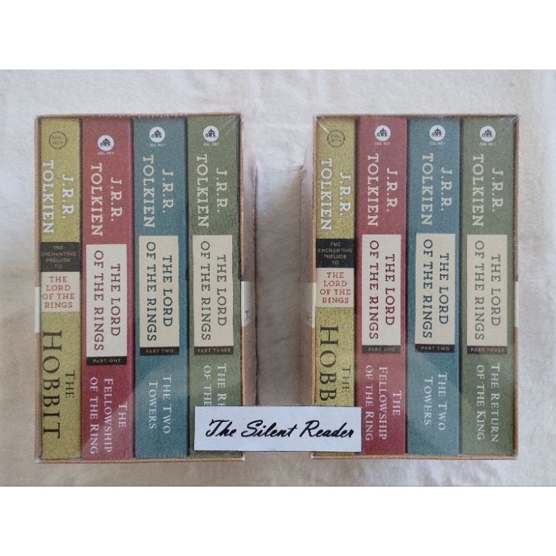 The Hobbit and The Lord of the Rings 4-Book Boxed Set by J.R.R. Tolkien ...
