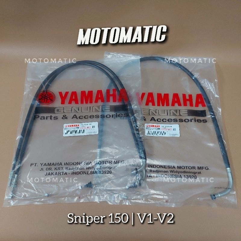 SNIPER 150 V1V2 Clutch & Throttle Cable (ORIGINAL) Yamaha Genuine