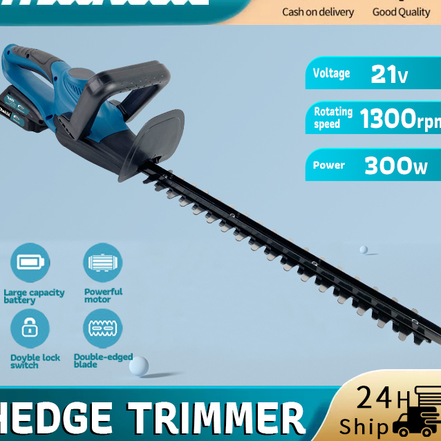 Cordless Electric Hedge Trimmer Household Trimmer Lion Rechargeable