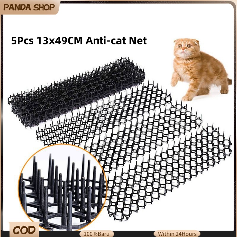 5pcs 13x49cm Cat Scat Mat With Spikes Anti-Cat and Pest Pad Cat