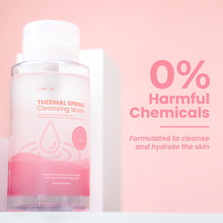 GLO21 Thermal Spring Cleansing Water - For Sensitive Skin, Acne Prone ...