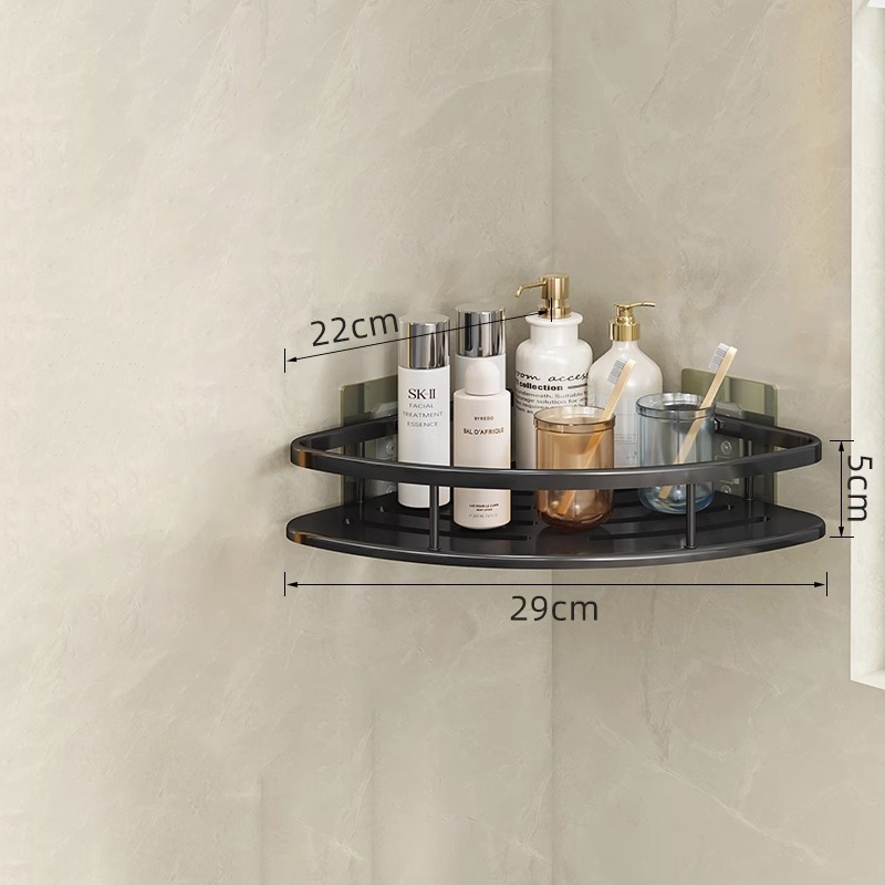 corner shelf bathroom accessories organizer hanging rack stainless ...