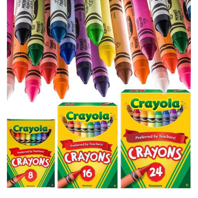 CRAYOLA CRAYONS FOR KIDS 8colors,12colors,24colors/7618 Shopee Philippines