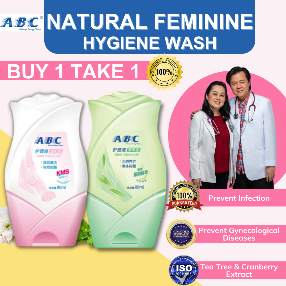 ABC Feminine Wash Whitening&Tightening Original 100 Natural Herbal
