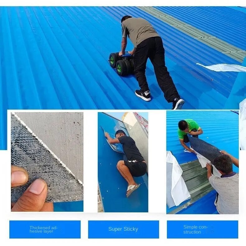 Aluminum Foil Butyl Waterproof Tape roof leaks sealant Super Fix Repair