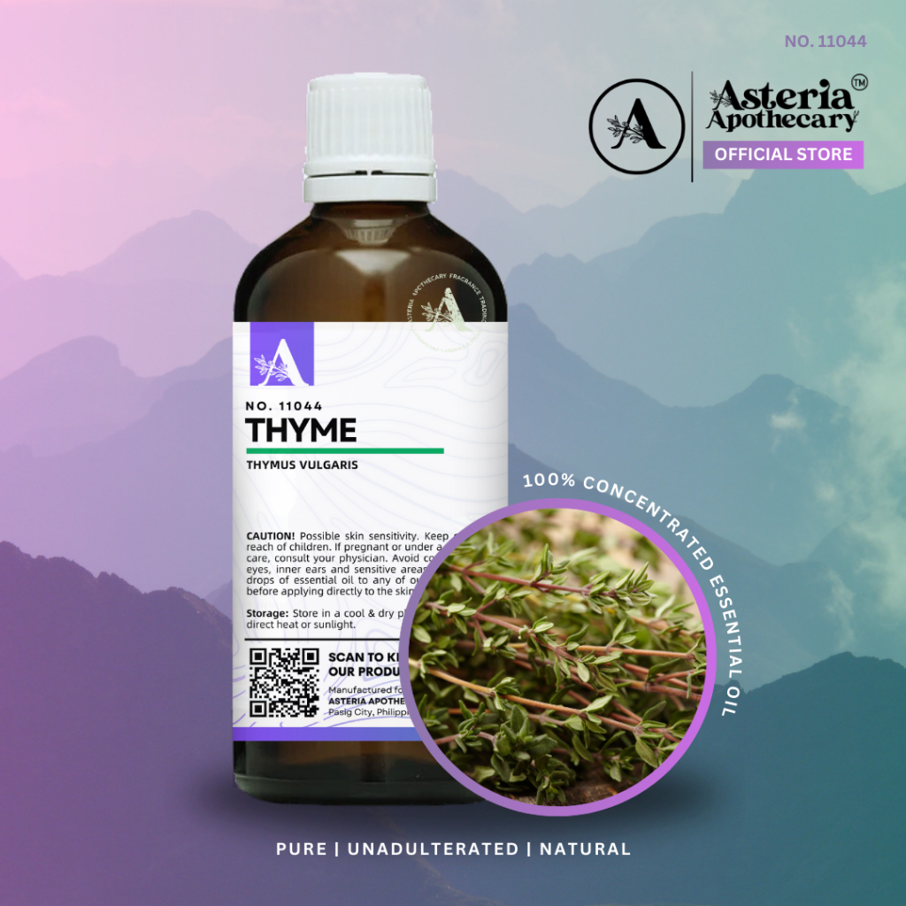 Thyme Essential Oil (30mL & 100mL) Asteria Apothecary Shopee
