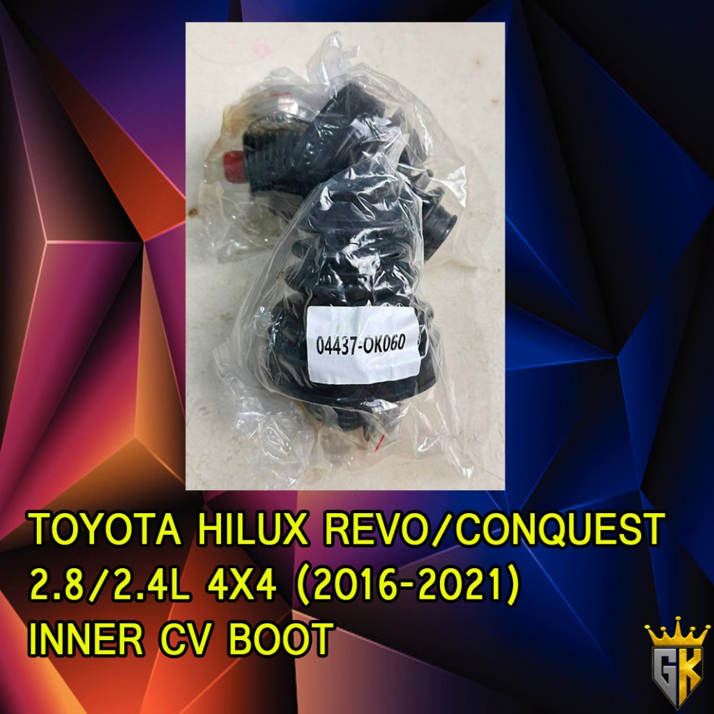INNER CV BOOT TOYOTA HILUX REVO FORTUNER 4X4 MODEL 20162022 Shopee